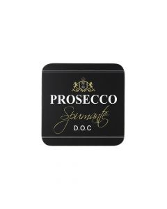 coaster wine prosecco black 10x10cm  (6)