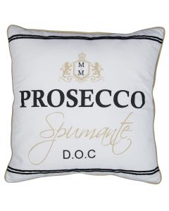 kissen wein prosecco weiss 50x50cm