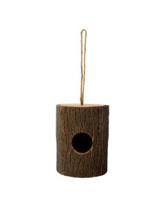 Nichoir tronc d'arbre h20 d16cm