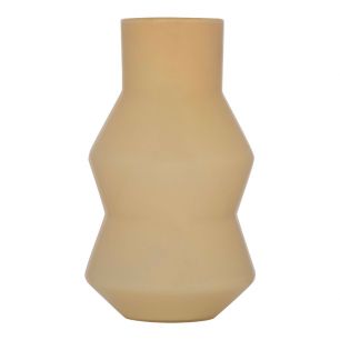 Vase Zigzag 2.0 Solid Beige h24 d14