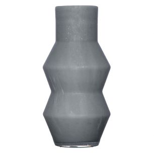 Vase Zigzag 2.0 Solid Sombre Gris h31 d16,5