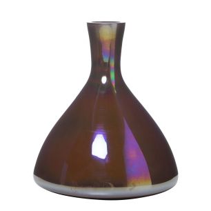 Hubble Vase lustre brown h28 d23,5cm