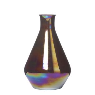 Hubble Vase lustre brown h27,5 d17,5cm