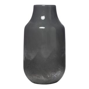 Atlas Vase grey h30 d17,5cm