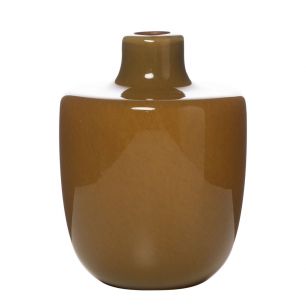 Arthur Vase mustard h20 d17cm