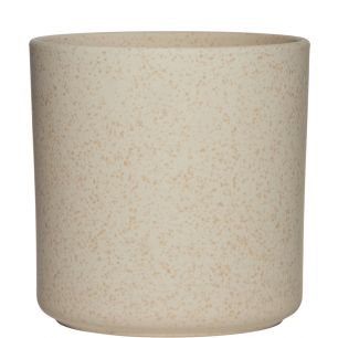 Cylinder Planter Ceramic off white h17 d17 