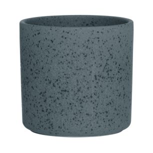 Cylinder Planter Ceramic black h13 d13 