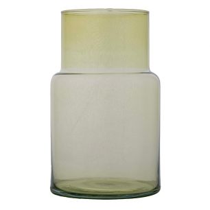 Essentials Tommy Vase Transparent Nil Grün h30 d18,5