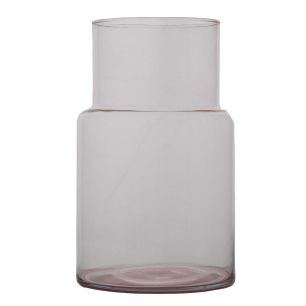 Essentials Tommy Vase Transparent pot-pourri rose h30 d18,5