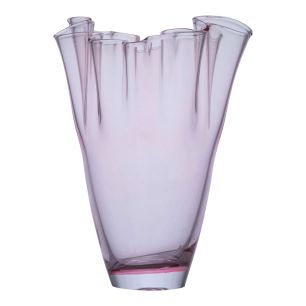 Tissue Vase transparent pink h30 d21 sc 