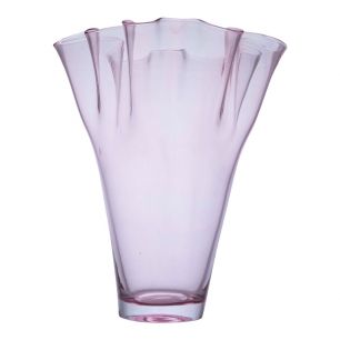 Tissue Vase transparent pink h40 d27 sc  