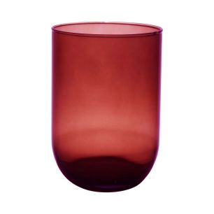 Essentials Emilia Transparent Vase violet h20 d14 