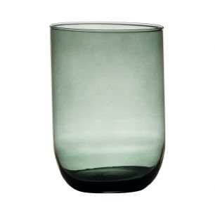 Essentials Emilia Transparent Vase dark grey h20 d14 