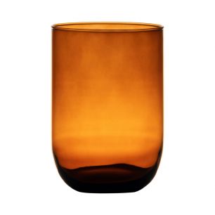 Essentials Emilia Transparent Vase ambre h20 d14 