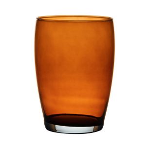 Essentials Hood Transparent Vase ambre h20 d14 