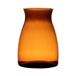 Essentials Julia Transparent Vase ambre h20 d14 