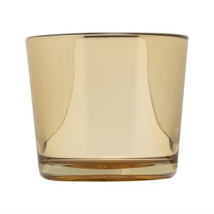 Conner Regular Shiny Planter Glass gold h9 d10 