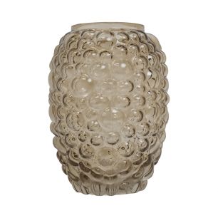 Bibble Vase ventre beige h20 d15 