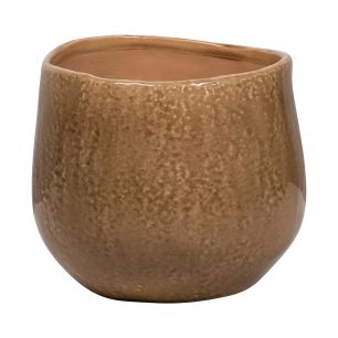 Speckle Cache-Pot en Céramique beige h16,3 d18,8 