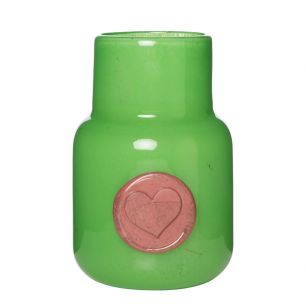 Sarai Vase Heart green h24 d17 