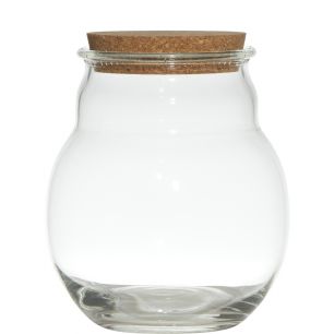 Bubble With Cork Vase Boule h20 d17 