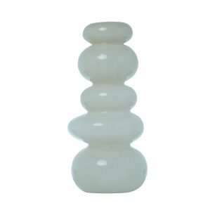 Balance Vase blanc h30 d14,5 