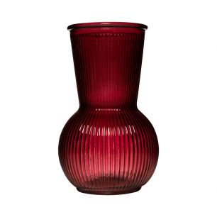 Tilly Vase ventre rouge h18 d11 