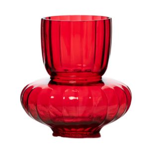 Shiraz Belly Vase red h21 d20cm