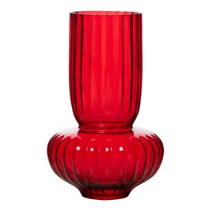 Shiraz Belly Vase red h25 d16cm