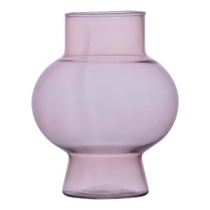 Riga Belly Vase clair rose h17,5 d14,8