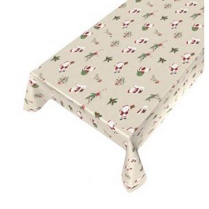 Christmas Tablecloth Santa 140 cm x 20 mtr