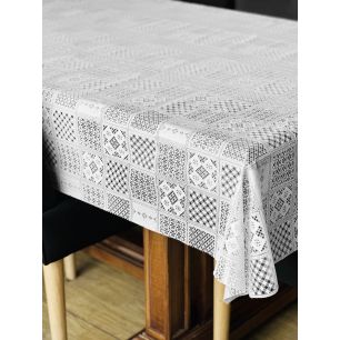 Carre Toile cirée blanc 140cm20mtr 