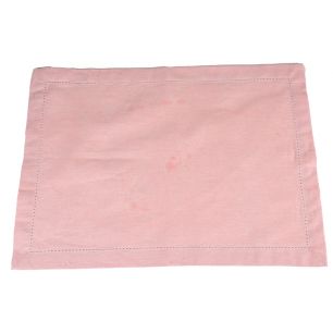 Nena Recycled Cotton Placemat peach 35x50cm (set of 4) 