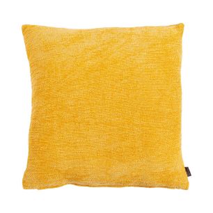 Coco chenille yellow cushion 45 x 45 cm