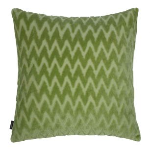 Cleo Kussen chevron groen 45x45cm