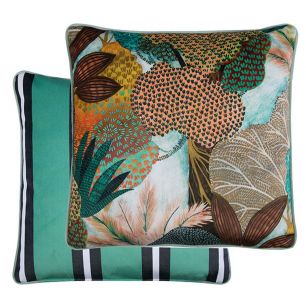 Lera coussin multi vert 45x45 cm