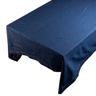 Jeans Blue Tablecloth Textile blue 140x250cm 