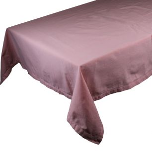 Nena Recycled Cotton Tablecloth Textile peach 140x250cm 