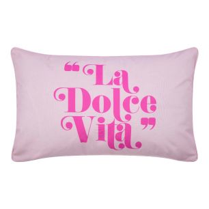 Dolce Vita Outdoor kussen roze  30 x 50 cm 