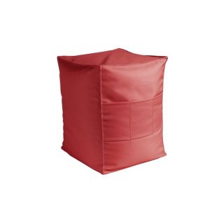 St. Tropez Outdoor-Pouf-Abdeckung rot 39x39x50cm 