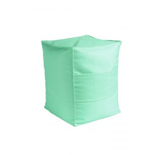 St. Tropez Outdoor-Pouf-Abdeckung Blau Grün 39x39x50cm 