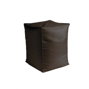 St. Tropez Outdoor-Pouf-Abdeckung Braun 39x39x50cm 