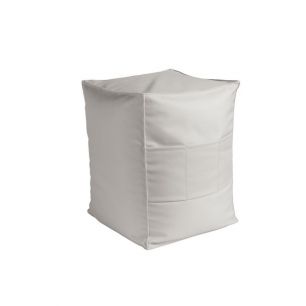 St. Tropez Outdoor-Pouf-Abdeckung grau 39x39x50cm 