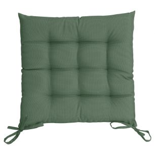 St. Maxime Outdoor stoelkussen groen 40x40cm+3cm 