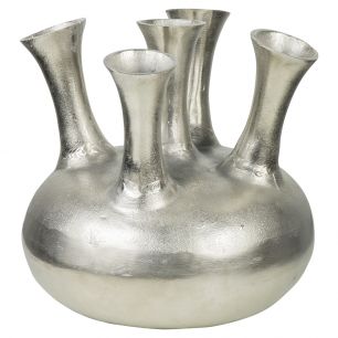 tulip vase silver 32cm*