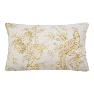 Breeze Coussin oasis blanc jaune 30x50 cm