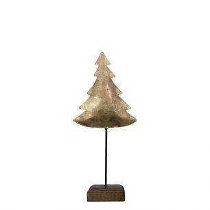 staande kerstboom goud 28cm*