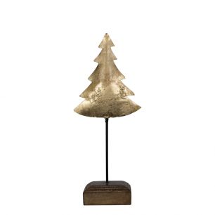 staande kerstboom goud 35cm*