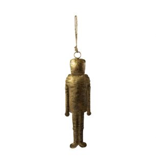 Hanging Decoration nutcracker gold 10x35x49cm