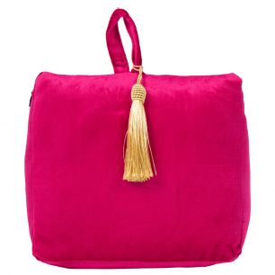 deurstopper fluweel fuchsia 18cm